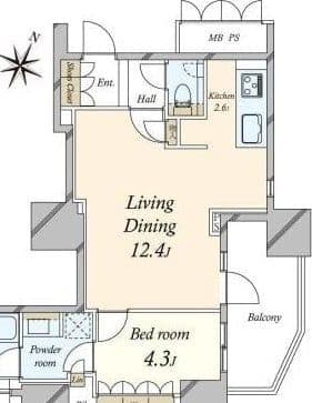 Luxury Meguro Studio, 10 Min Walk to Yamanote Line - View 1